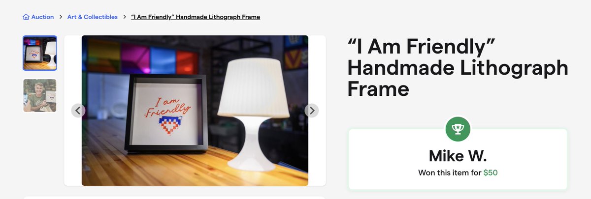 adrianthedev's tweet image. Two weeks ago, at the last RailsConf I brought an "I am Friendly" swag item to put up for auction.
A certain "Mike W" won it and never got to meet or thank him in person.
So help me find "Mike W" somewhere online so I can say "Thank you" 🫶