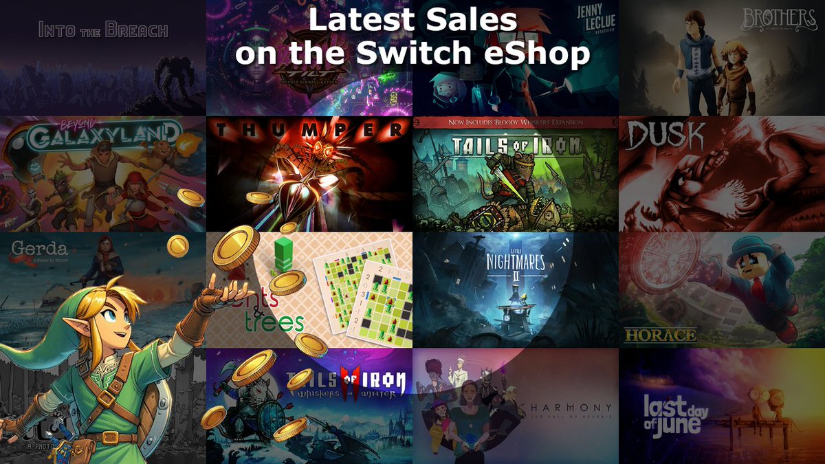 NindieSpotlight's tweet image. Check out 45 new AAA and #IndieGames on sale today for #NintendoSwitch2: #DUSK, #TailsOfIron, #Horace, #HarmonyTheFallofReverie, #LittleNightmaresII, #TentsandTrees, #Thumper, #JennyLeClueDetectivu, #GerdaAFlameinWinter, #TOEM, and more!
nindiespotlight.com/steals_and_dea…