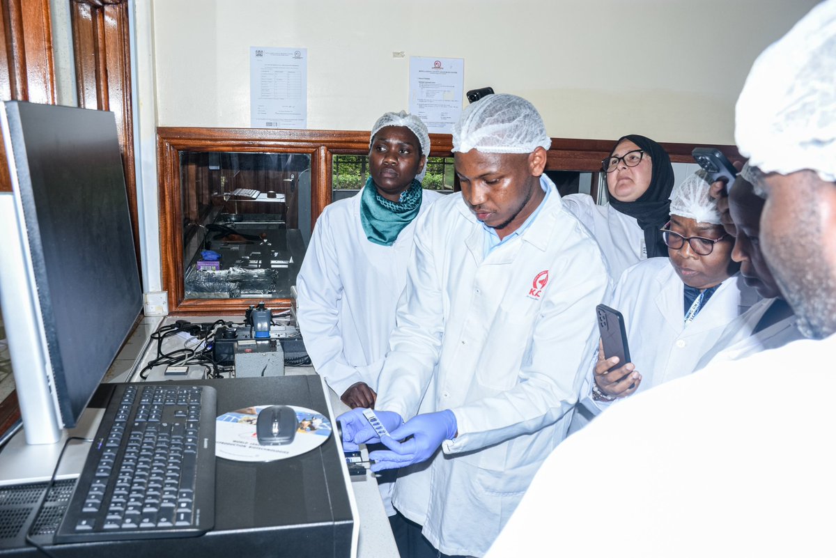 chuka__uni's tweet image. On Day Nine of the training, participants of the 2nd Summer School on Nuclear-Assisted Livestock attended a specialized field trip to the Kenya Animal Genetic Resources Centre (KAGRC) in Lower Kabete. During the visit, they received practical demonstrations on bull semen…