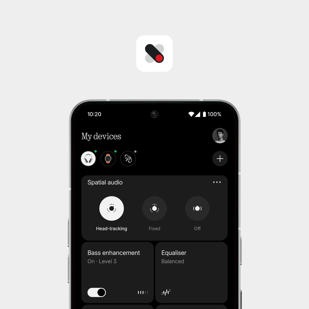 nothing's tweet photo. Get started:

Get the latest version of Nothing X from Google Play or the App Store. https://t.co/ldWXEgDIe4