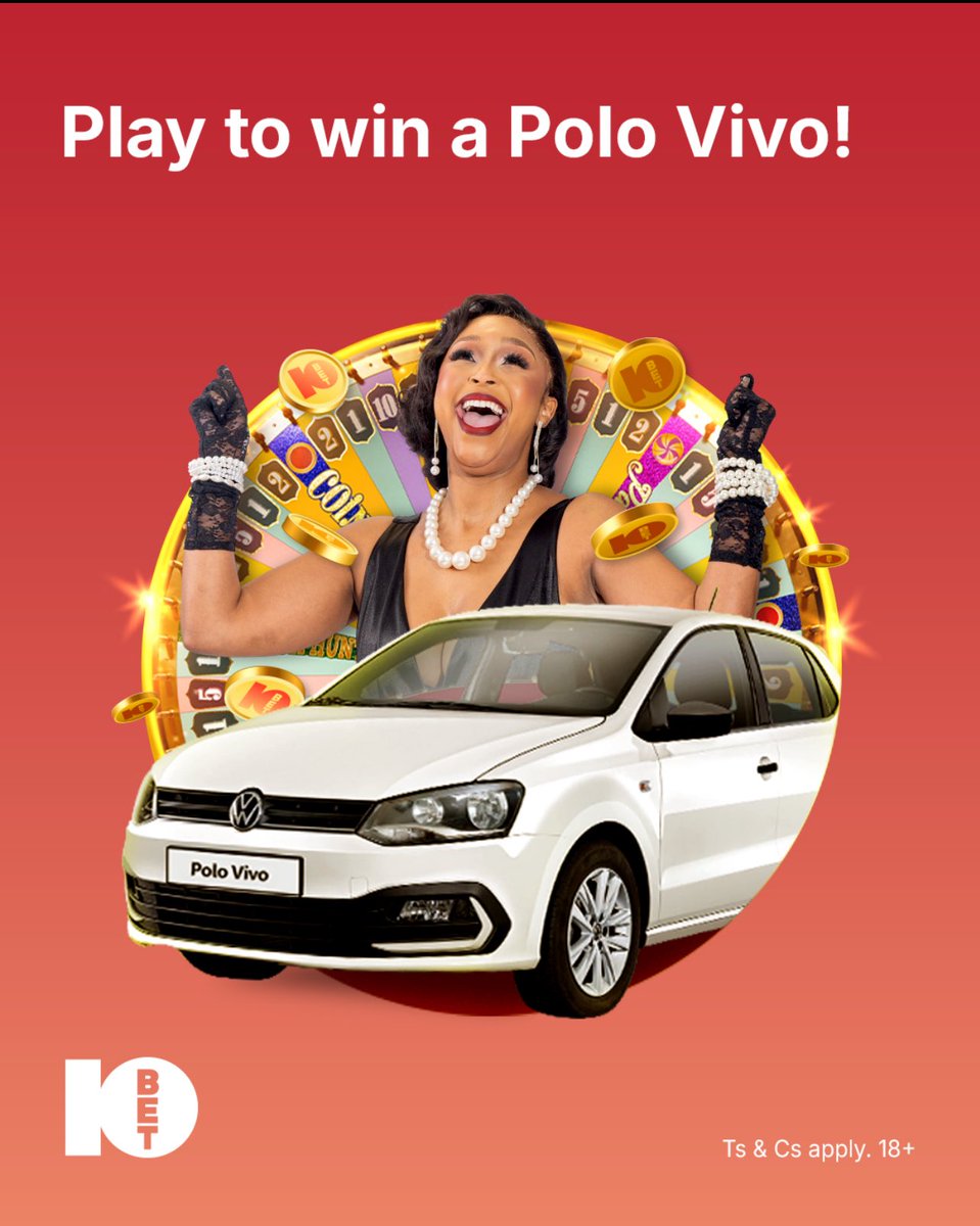 ZeeRight's tweet photo. 🚗💰 @MinnieDlamini is on the Road to Riches with @10bet_ZA … are you??

Spin your way to the top and you could win 1 of 3 brand-new Polo Vivos!! 🔑

👉 https://t.co/bhD3utUMD9

#10betRTR #10bet #ForTheBettor #Ad #Sponsored https://t.co/KYL6HrD4j8