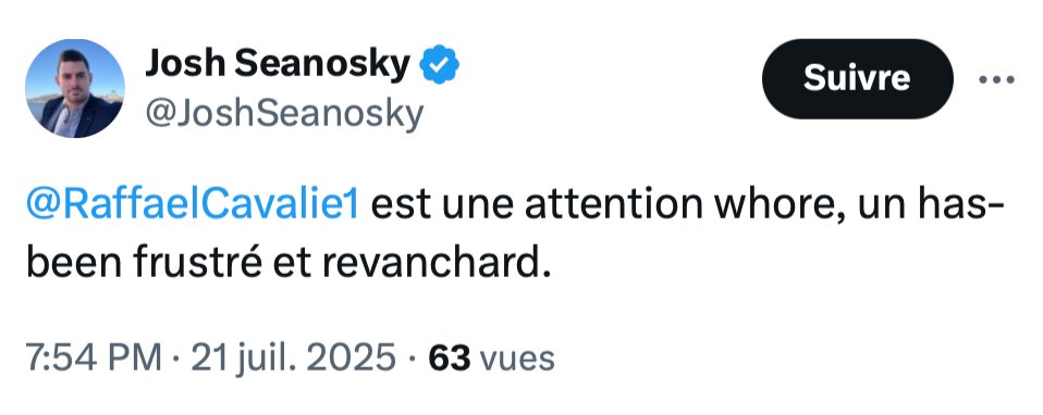 lobbymontreal's tweet image. Après le prof Caron, Ian & Frank et Fillion: Un autre loyer gratuit pour @RaffaelCavalie1. Rarement a-t-on vu quelqu'un qui dérange autant les « représentants » de la nOUveLLE dROitE inTELLigenTe™. De quoi ont-ils peur?
