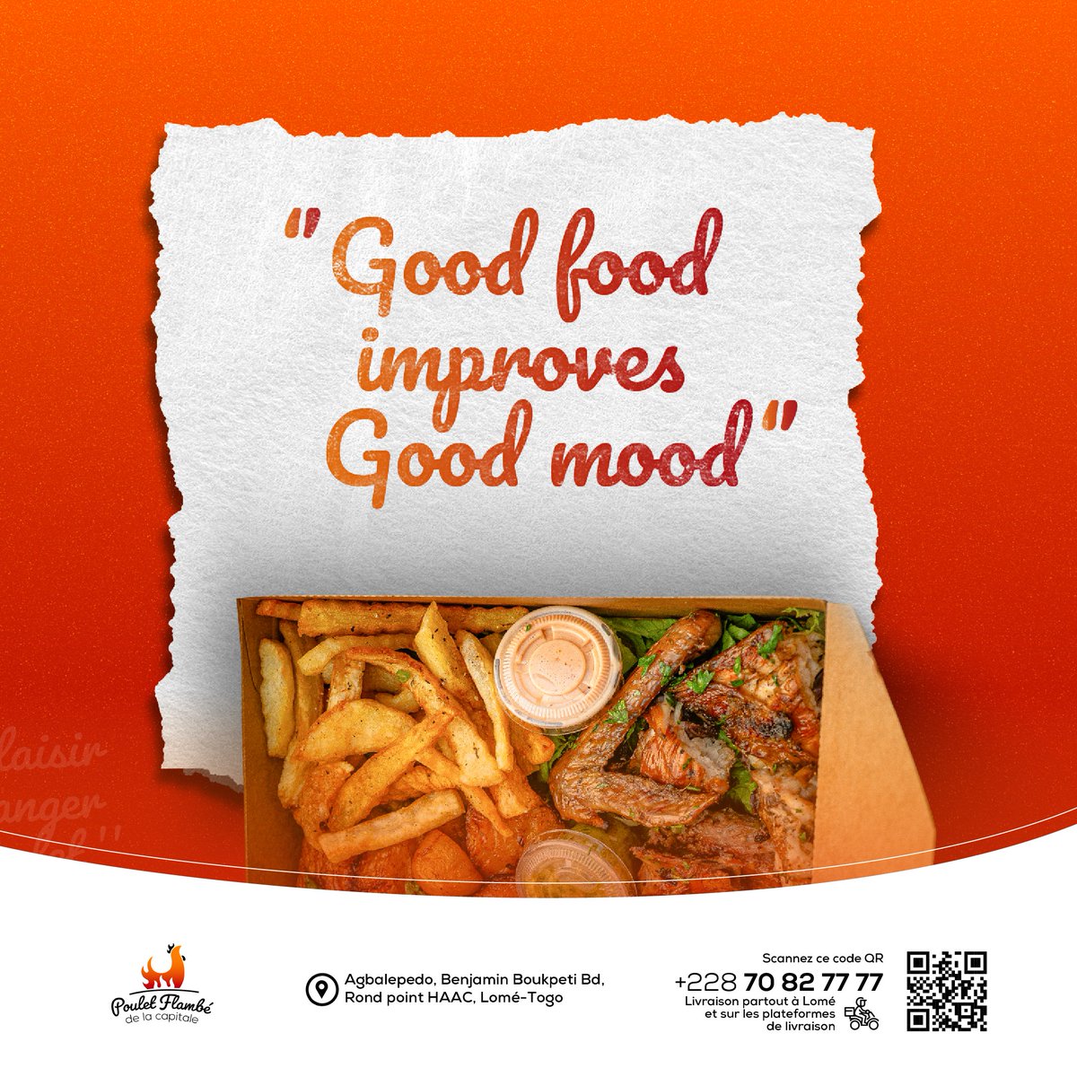 On ne le dira jamais assez : bien manger, c’est bien vivre.
Et chez PFC, chaque bouchée est un mood booster. 🔥🍟