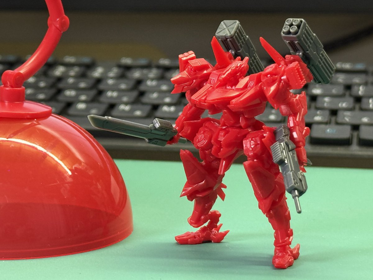 カプセルマシナリー スレープニール組み立てた！かんたん！たのしい