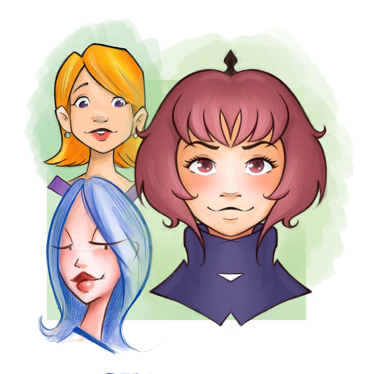 DesenhosdoEstev's tweet image. Alguns estudos na tablet. #tablet #desenhodigital