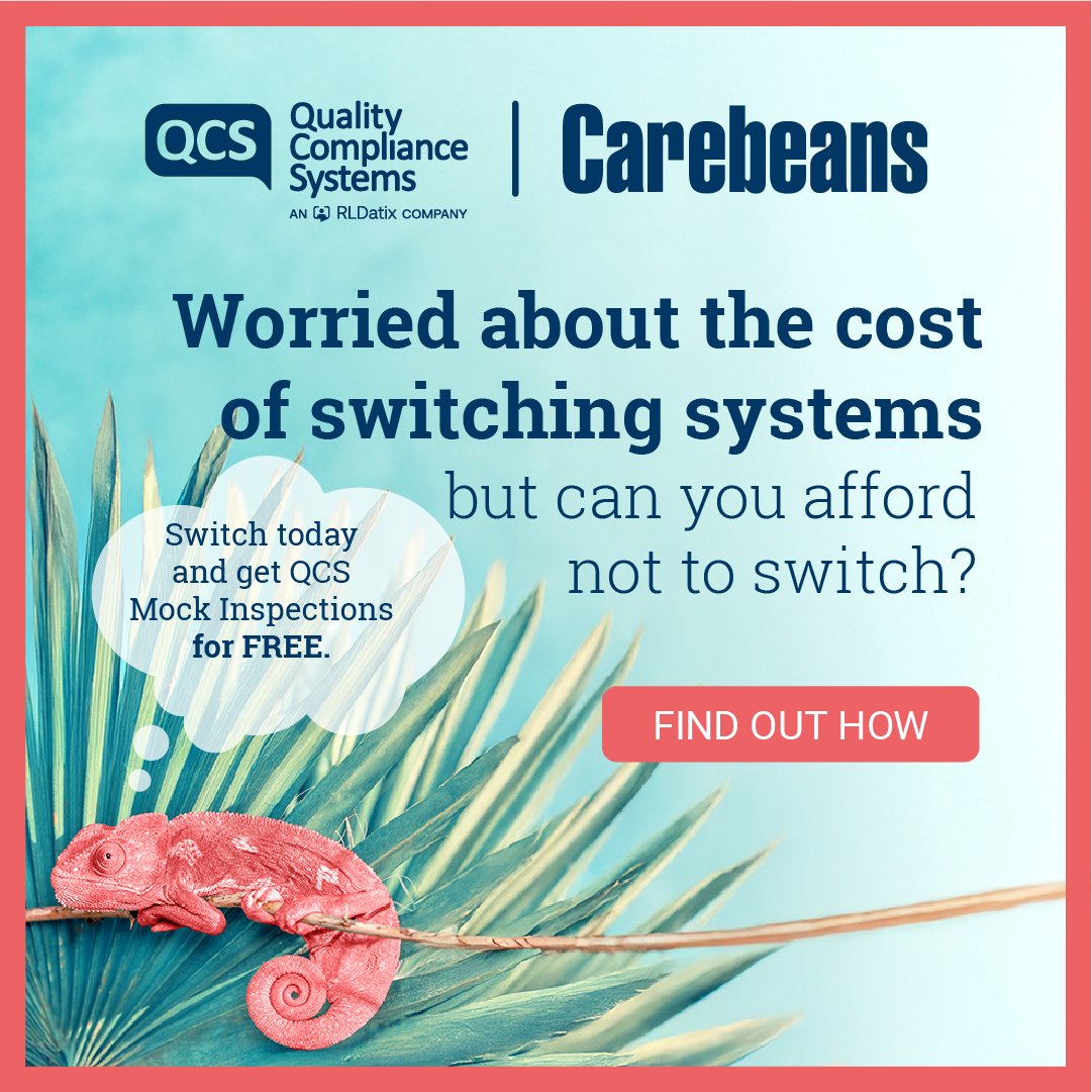 UKQCS's tweet image. 🚨 63% of care providers use 6–10 systems to manage care.
That’s 6–10 chances for errors & wasted time.
There’s a better way.
Switch to ONE system with QCS x Carebeans:
✅ Save time
✅ Save money
✅ Support staff
Plus FREE Mock Inspections
Can you afford not to?…
