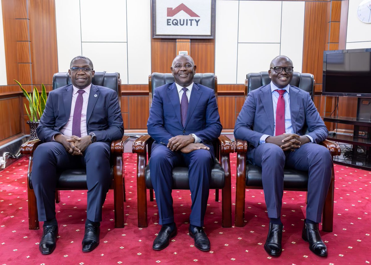 NationMediaGrp's tweet image. Last week, our Group Managing Director and CEO, Geoffrey Odundo, paid a courtesy call on Dr. James Mwangi, Managing Director and CEO of Equity Group Holdings . The two reaffirmed their shared commitment to building a prosperous Africa and explored collaboration opportunities make…