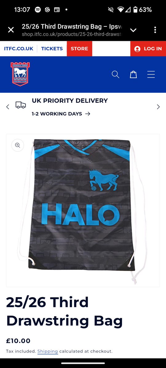 Really like the new white/gold #itfc third kit.
