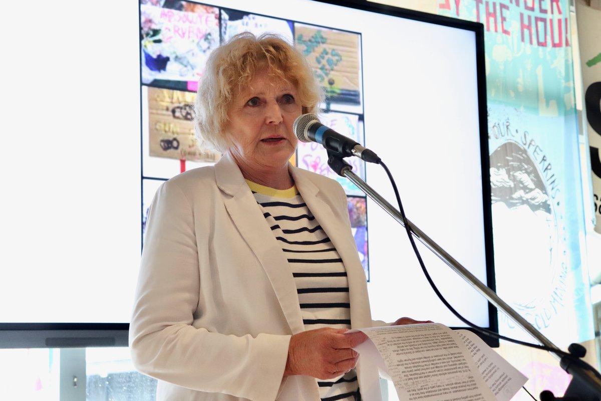 MaryLawlorhrds's tweet image. I was delighted to speak at the 10th anniversary of @SaveOurSperrins yesterday, and left #NorthernIreland in complete awe of the resilience and perseverance of these environmental HRDs working to protect the land from the negative impacts of gold mining.