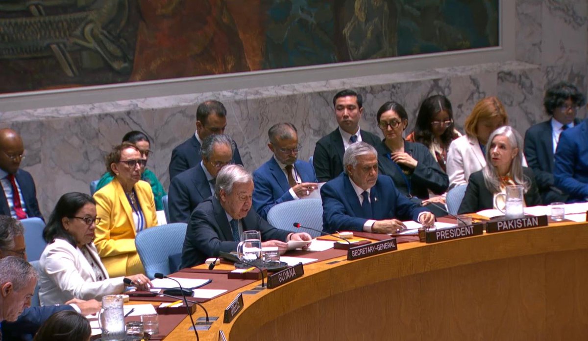 UN_Spokesperson's tweet image. I am appalled that @UN premises have been struck, among them facilities of the UN Office for Project Services and the @WHO, incld. WHO’s main warehouse.
These premises are inviolable, must be protected under international humanitarian law, without exception.
- @antonioguterres