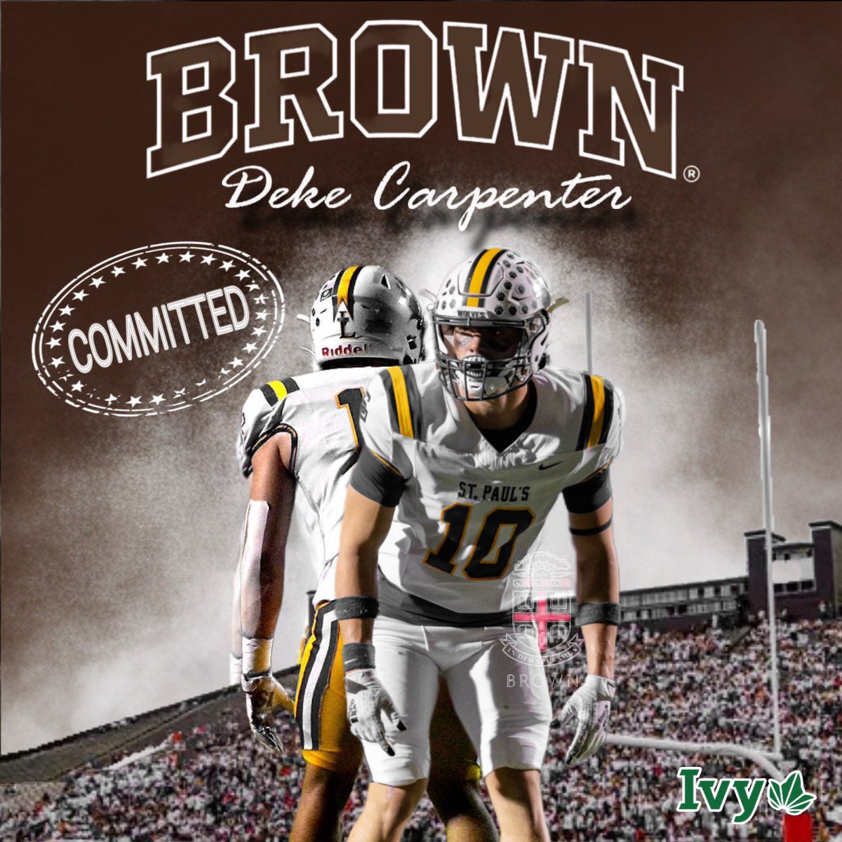 Deke Carpenter 2026 DB (@deke_carpenter) on Twitter photo I am proud to COMMIT to play D1 football at Brown University in the Ivy League!! Thank you to <a href="/Red_Zone75/">Todd Smith</a> and all of the coaches who saw my potential and to my family for supporting me on this journey. GEAUX BEARS!! <a href="/BrownHCPerry/">James Perry '00</a> <a href="/coachsamcasey_/">Sam Casey</a> <a href="/Coach_Mul/">Dan Mulrooney</a> <a href="/coachDjackson1/">Darryl Jackson</a> I am proud to COMMIT to play D1 football at Brown University in the Ivy League!! Thank you to <a href="/Red_Zone75/">Todd Smith</a> and all of the coaches who saw my potential and to my family for supporting me on this journey. GEAUX BEARS!! <a href="/BrownHCPerry/">James Perry '00</a> <a href="/coachsamcasey_/">Sam Casey</a> <a href="/Coach_Mul/">Dan Mulrooney</a> <a href="/coachDjackson1/">Darryl Jackson</a>