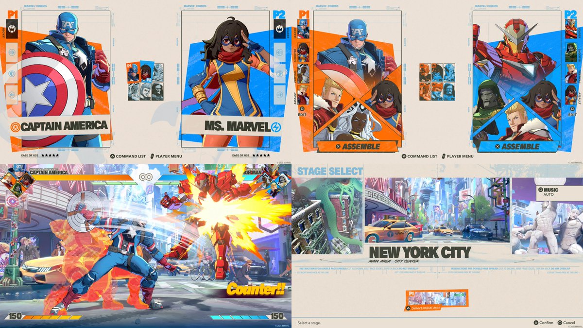 Stealth40k's tweet image. MARVEL Tōkon: Fighting Souls character new screenshots.
Teams have a leader, shooter, vertical and assault roles.