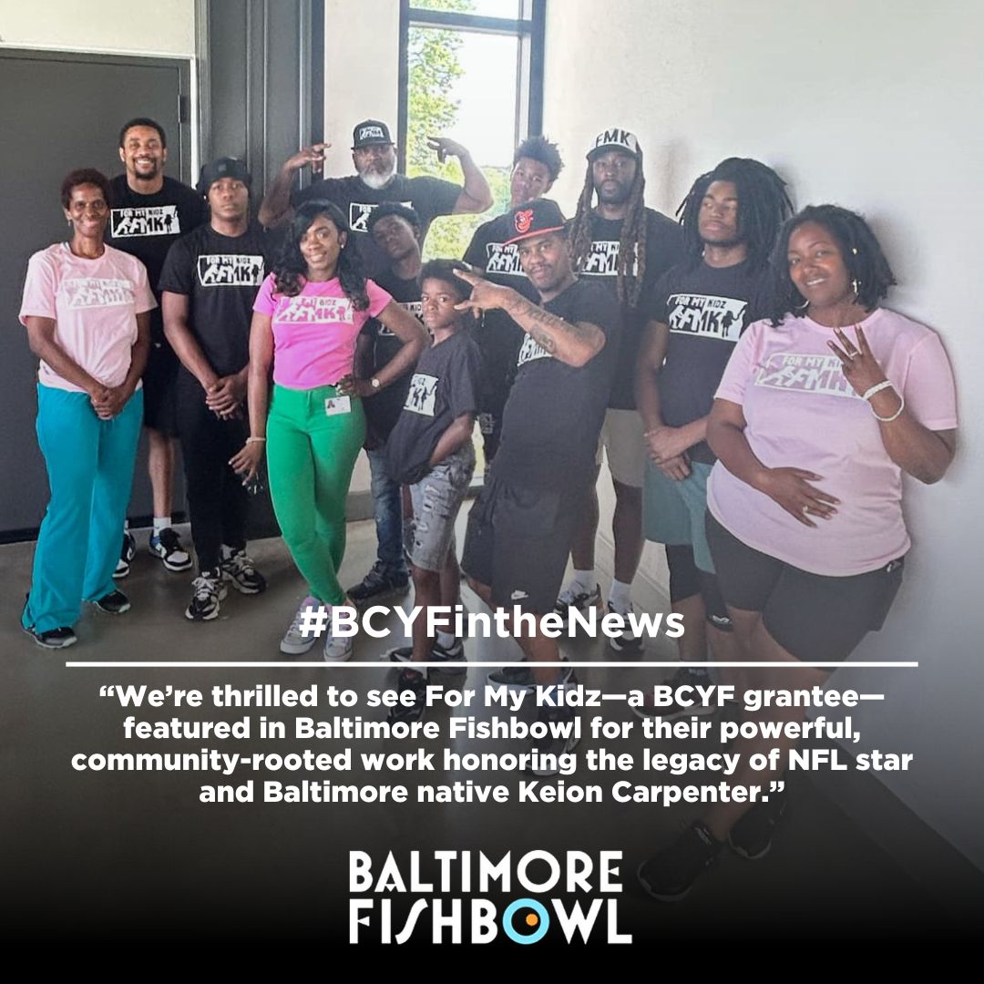 Legacy, leadership, and love for Baltimore youth 💪 For My Kidz, Inc.—a BCYF grantee—recently hosted Keion Carpenter Weekend, honoring community, mentorship, and youth-centered healing. Thank you @BaltFishbowl for lifting up the impact. 

buff.ly/eKWEALR