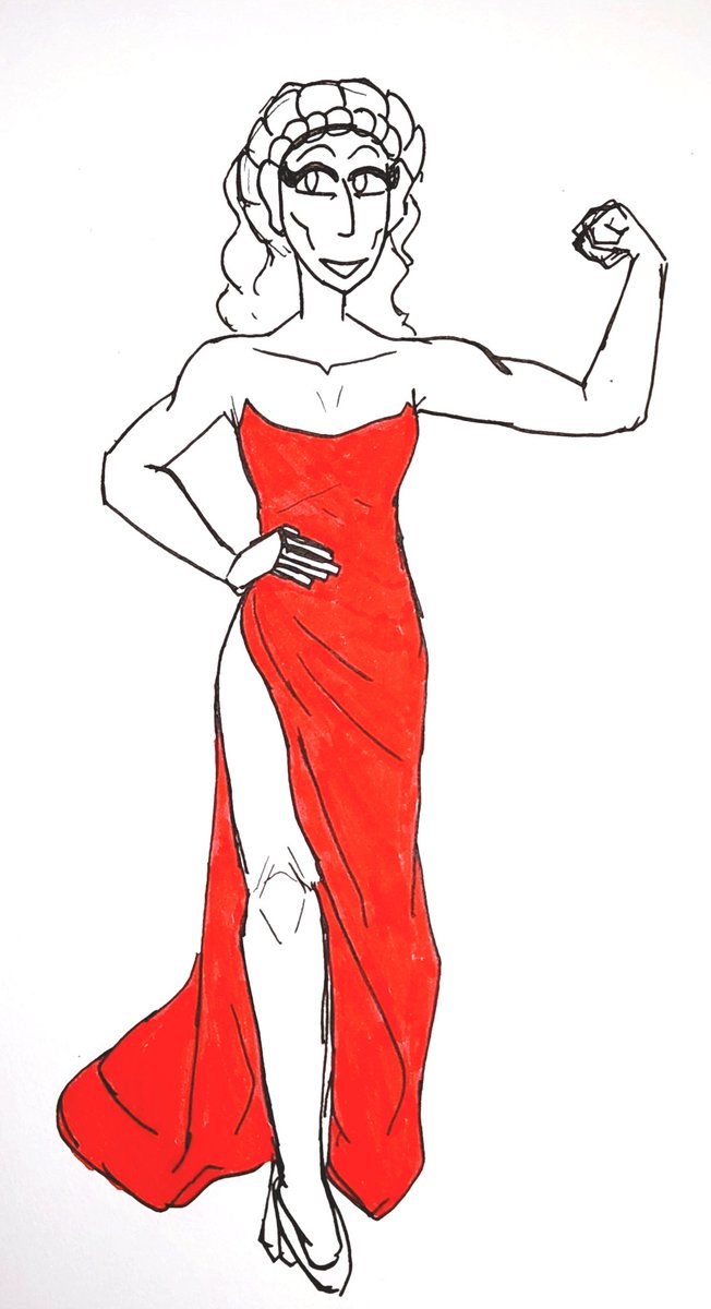 DefyStar's tweet image. Couldn't think of anything to draw so caylee in a fancy dress.
Maybe i should draw helmets again.