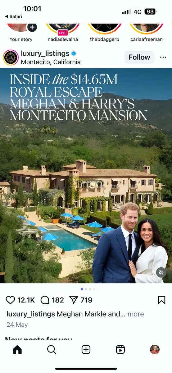 according2_taz's tweet image. Sorry I know this is a little late, but did Oprah accidently reveal that Harry and Meghan do not live here? Because I fail to see why they had to remove the duck from their huge estate, when they already have a pond... They have a large pond with a Japanese tea house??