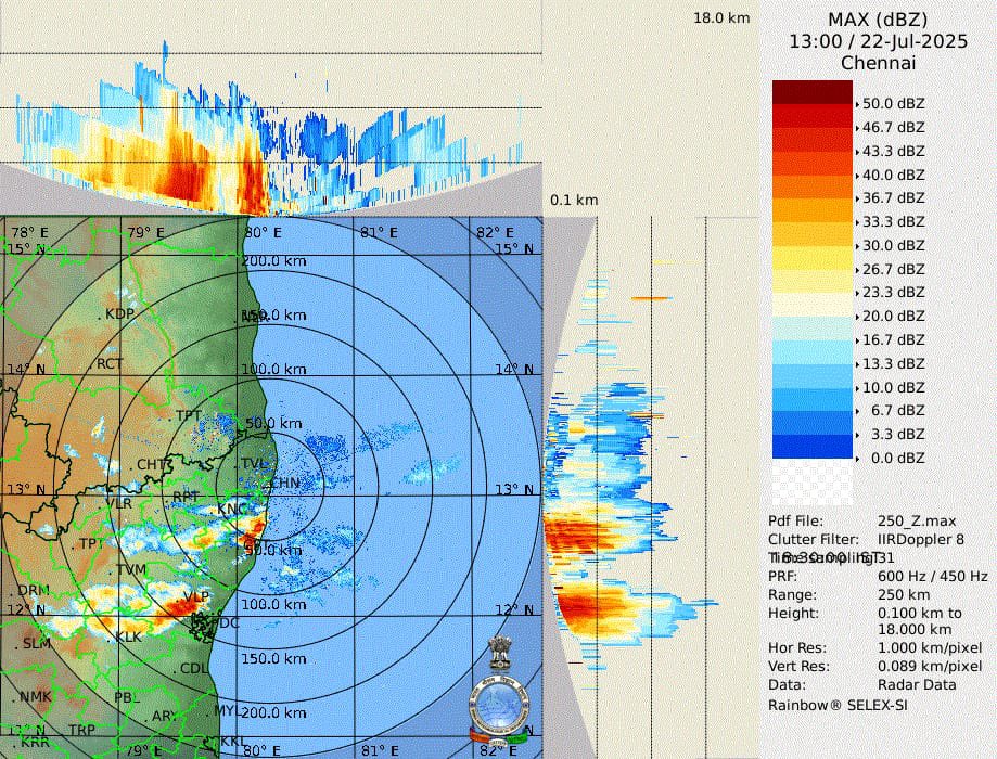 What a brutal storm south of Chennai &amp; what a brutal miss for us🙈 

#Chennairains