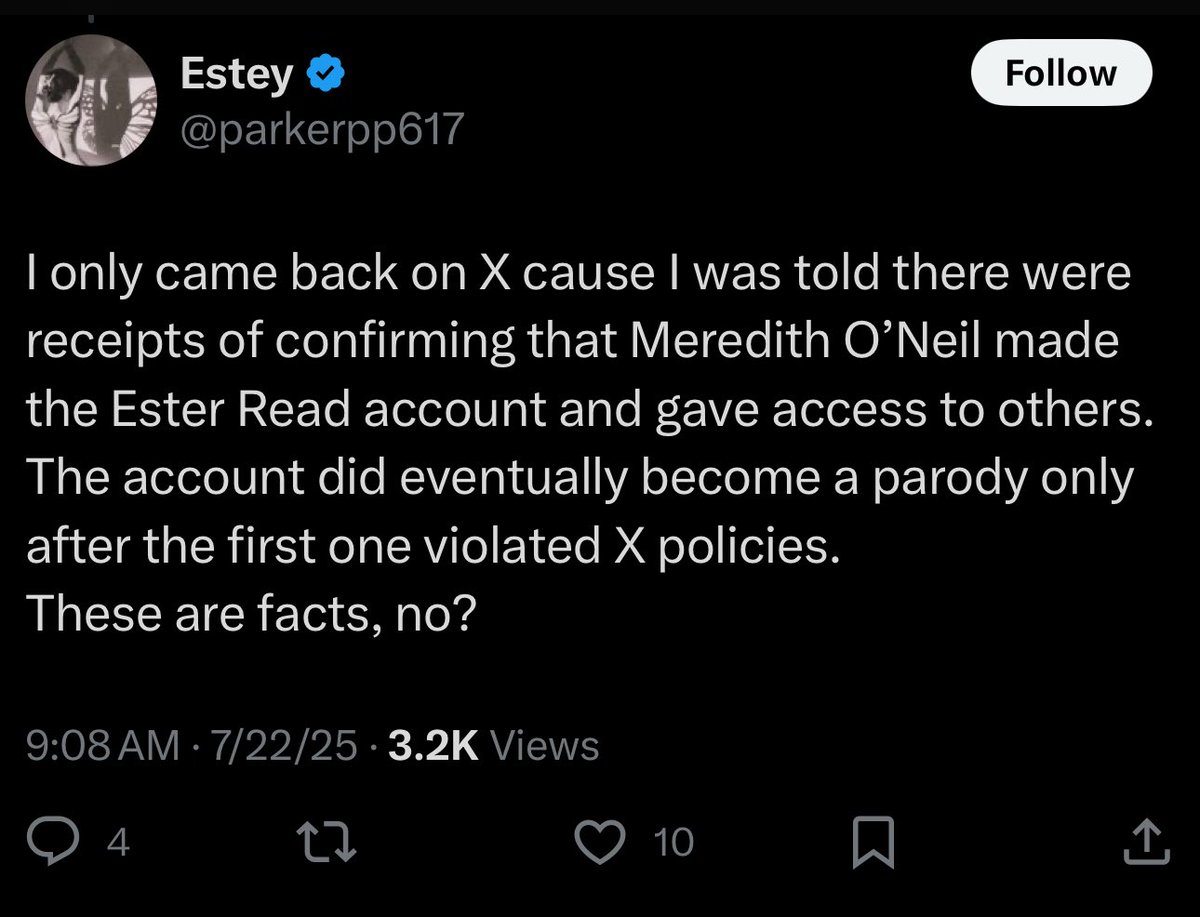 sheetnwinch's tweet image. “I only came back because there are receipts, blah blah blah….”
(Proceeds to tweet 100 times in her first 24 hours)
Never change, Fetus Knees! 😂