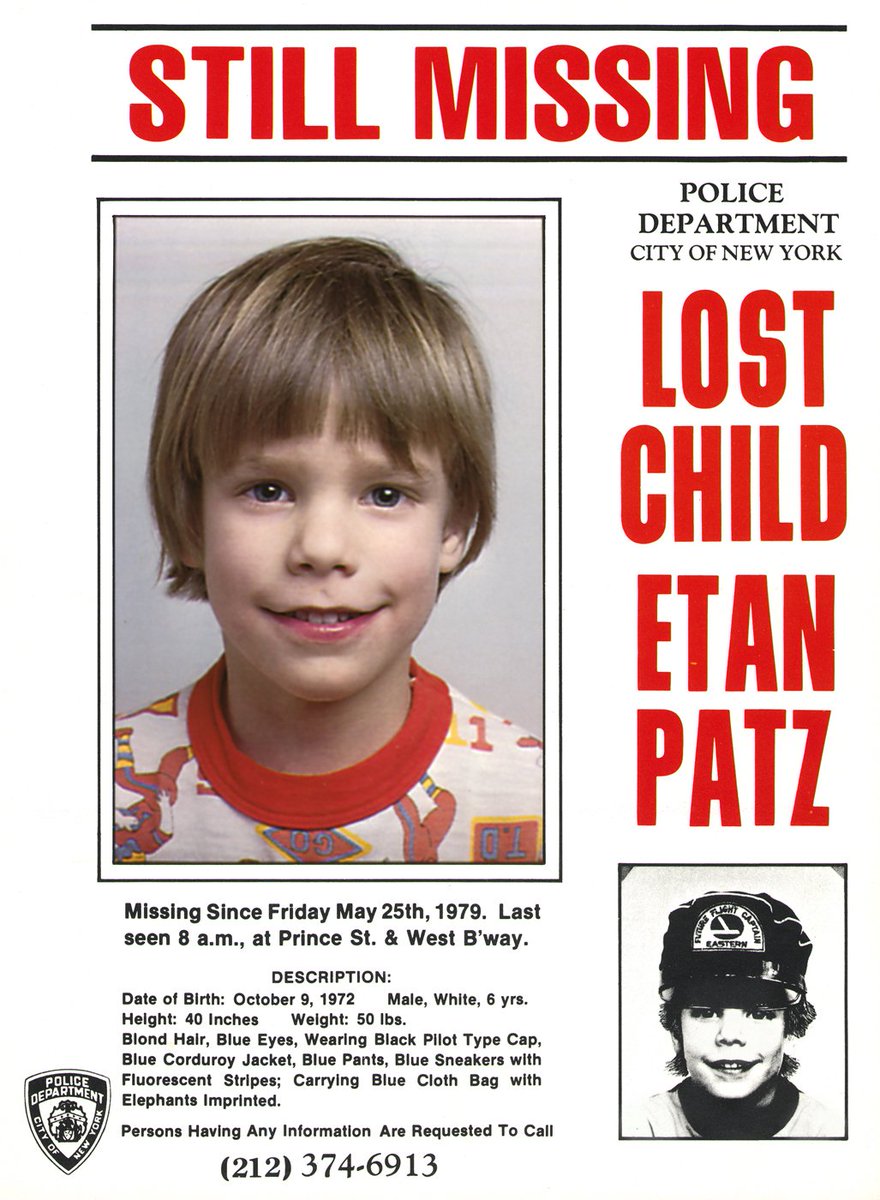 CoffindafferFBI's tweet image. Another murderer to be released post his 2017 conviction for murdering 6 YO Etan Patz (if not retried). Etan's killer confessed many times, by the way.
So what happened. The jury asked the judge during trial if they needed to disregard the confession his killer made pre-Miranda…