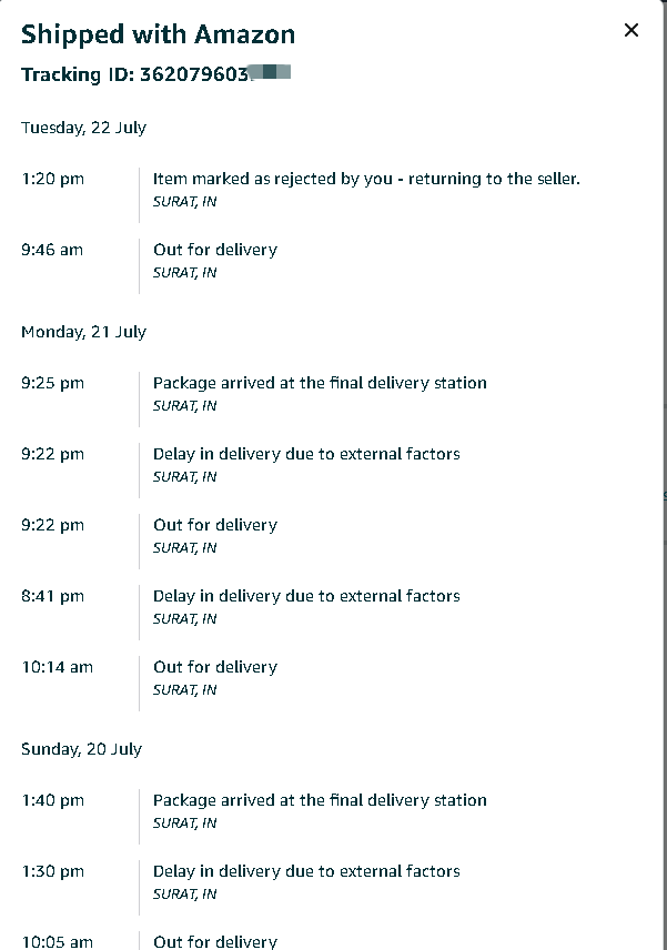 DhavalHR's tweet photo. Seriously, @amazonIN? My ₹1.1L Samsung S25 Ultra ordered July 13th is undelivered, then incorrectly marked as rejected by me after I reset my old phone. Your compensation? ₹500. This is a joke! I need my phone, not an insult. @AmazonHelp @jagograhakjago #ConsumerJustice https://t.co/tdfYjZxgzC