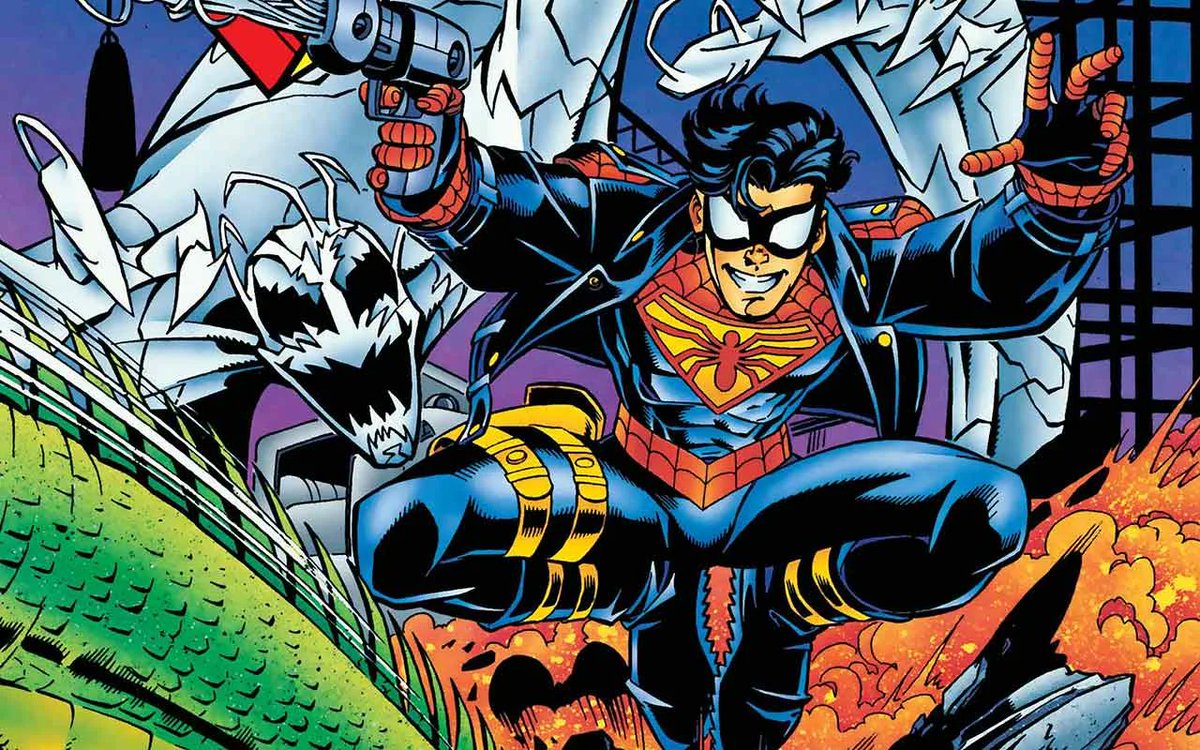 comicbooklive's tweet image. Marvel Keeps The DC Crossover Hype Train Going With 'Spider-Boy #1 Facsimile Edition' comicbookclublive.com/2025/07/22/spi…