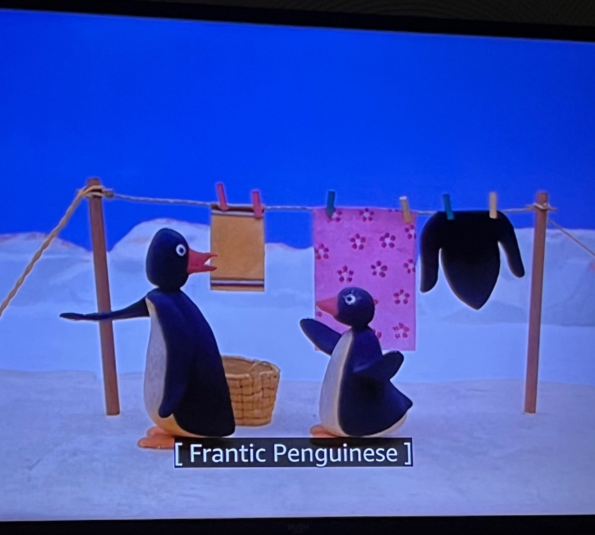 Watching Pingu with subtitles be like…