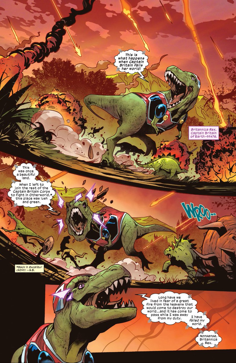 MentalMonarch's tweet image. Off panel Betsy must be traveling to other realities and helping her Captains across the omniverse. This could be a great Unlimited story. 💜