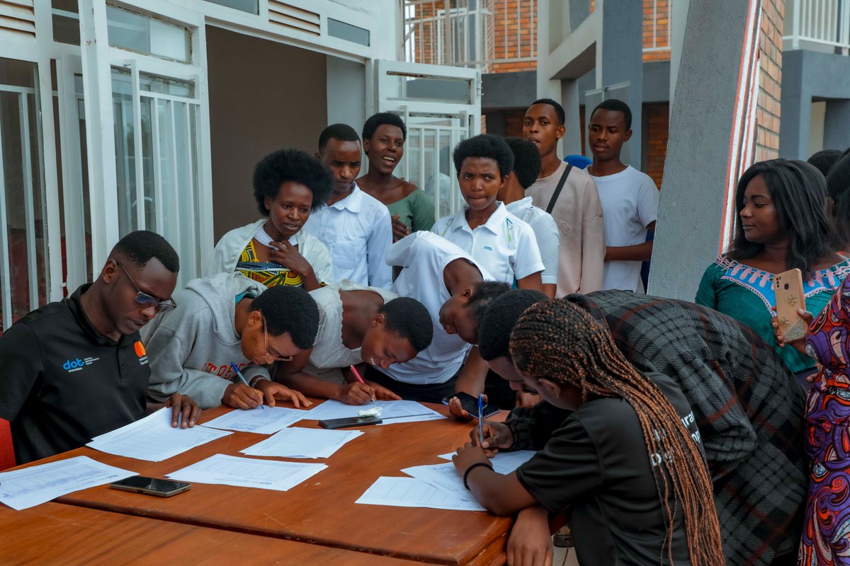 DOTRwanda's tweet photo. Today, @DOTRwanda kicked off community engagement sessions across 10 districts to raise awareness on the #DSEProgram, hear from participants &amp; address barriers, especially for young women—to bridge the gender digital divide &amp; build support for inclusive digital Economy. #DOTYouth https://t.co/fPryrISal7
