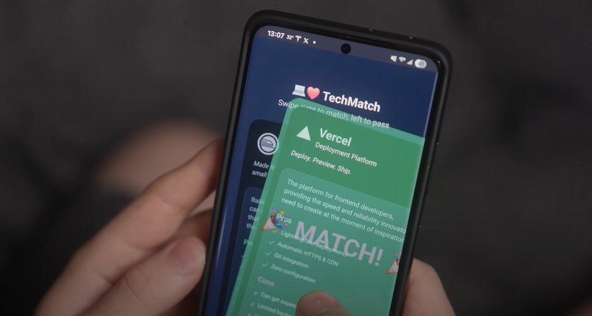 We need a tinder-like stack picker <a href="/dreamsofcode_io/">Dreams of Code</a>