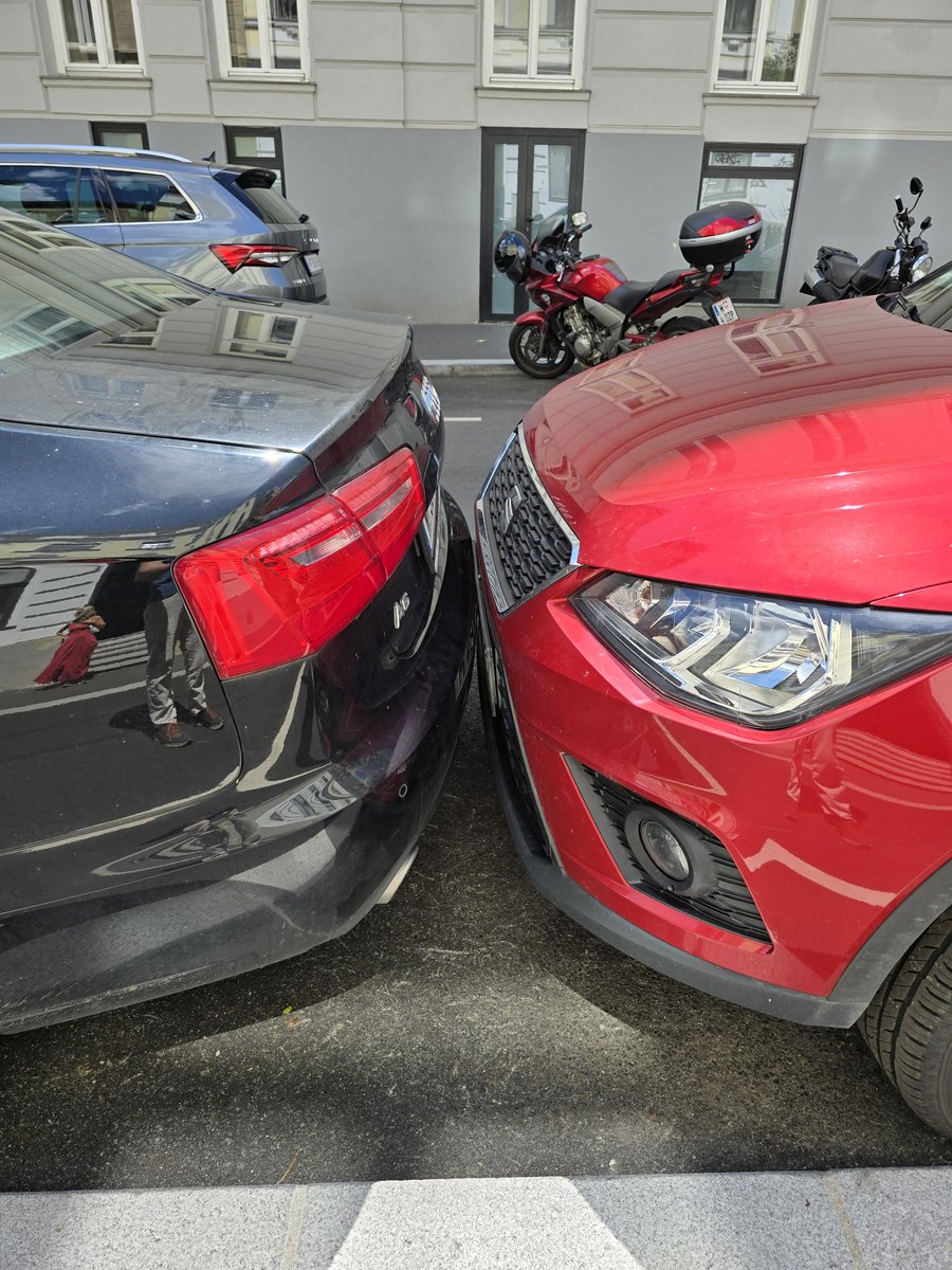 Das nenne ich mal Kontaktparken!