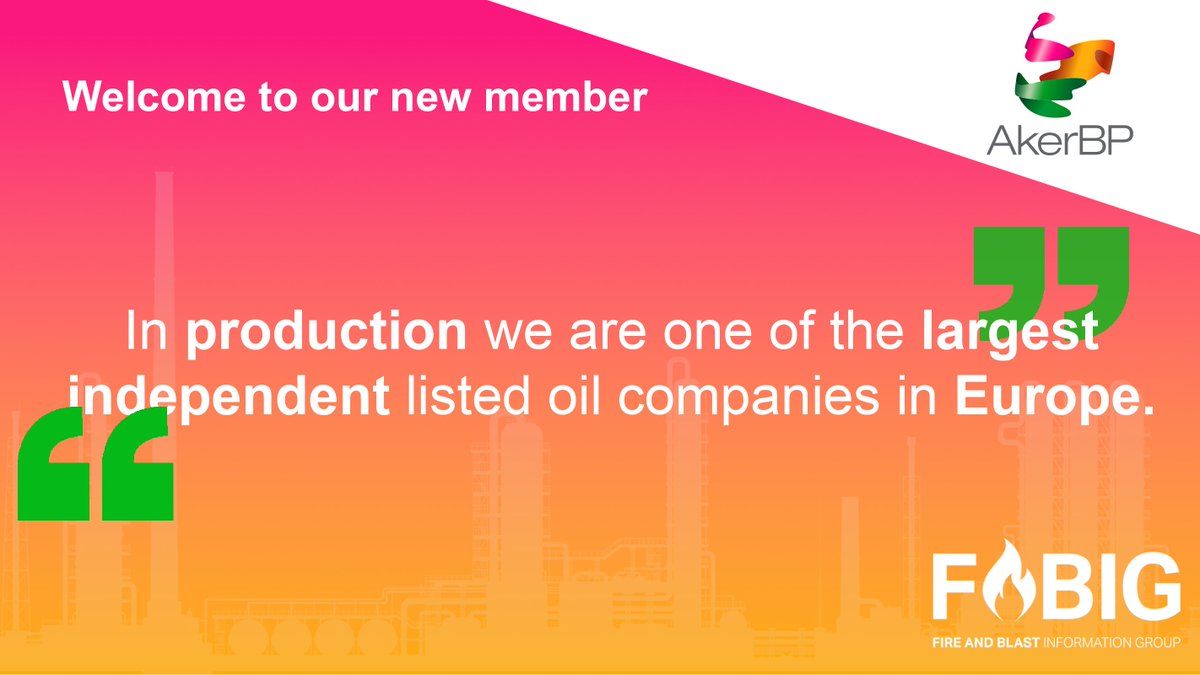 Fire And Blast Information Group (FABIG) tweet media