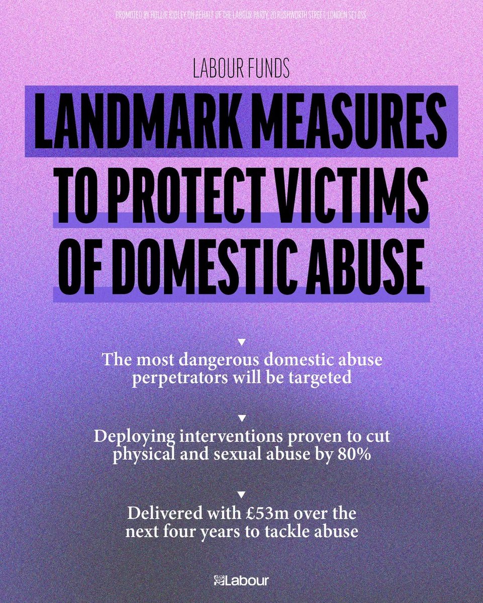 JessicaToale's tweet image. £53m government investment to target domestic abuse perpetrators
🛡️ Protecting thousands more women &amp;amp; children
🎯 82% reduction in physical abuse where trialled
📉 Proven results - 82% reduction in physical abuse, 88% reduction in sexual abuse
🤝 Dedicated support for victims