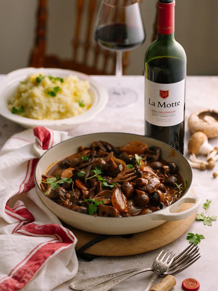 La Motte (@lamottewine) on Twitter photo We have the ultimate meat-free week night meal for winter! This recipe for a Mushroom Bourguignon has so much flavour and comfort - especially with a marvelous glass of La Motte Millennium! Get the recipe here: la-motte.com/blogs/news/mus… <a href="/the_foodfox/">The Food Fox - Ilse van der Merwe 🥐☕️</a> We have the ultimate meat-free week night meal for winter! This recipe for a Mushroom Bourguignon has so much flavour and comfort - especially with a marvelous glass of La Motte Millennium! Get the recipe here: la-motte.com/blogs/news/mus… <a href="/the_foodfox/">The Food Fox - Ilse van der Merwe 🥐☕️</a>