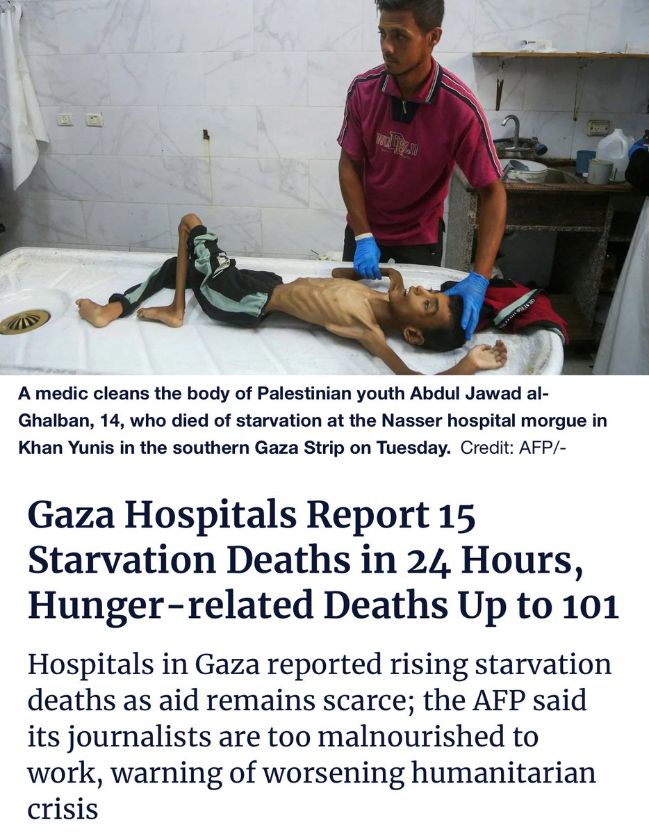 jjz1600's tweet image. What’s happening in Gaza isn’t famine. It’s murder. That’s what we must call Israel’s forced starvation of millions of Palestinians. Despite being too difficult to view, it must been seen. Because the US & other nations of influence are allowing this murder to occur.