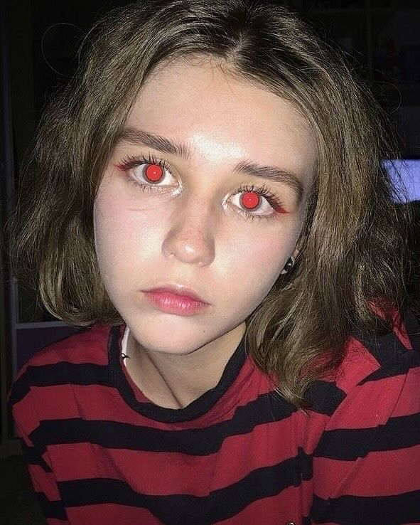 rogue's tweet image. The red-eye effect in photography is the common appearance of red pupils in color photographs which occurs when using a photographic flash at low lighting