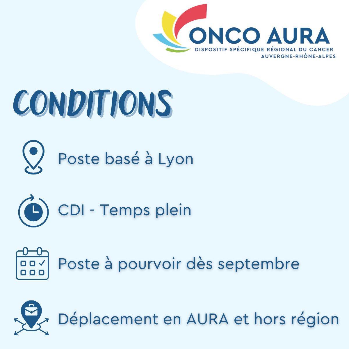 ONCO AURA (@onco_aura) on Twitter photo 📣 ONCO AURA recrute un Responsable du projet médical (Pharmacien ou Médecin H/F)
📅 CDI à pourvoir dès septembre 2025
📧 Postulez dès maintenant en envoyant votre CV + Lettre de motivation : recrutement@lyon.unicancer.fr
➕ Plus d'infos onco-aura.fr/onco-aura-rech… 📣 ONCO AURA recrute un Responsable du projet médical (Pharmacien ou Médecin H/F)
📅 CDI à pourvoir dès septembre 2025
📧 Postulez dès maintenant en envoyant votre CV + Lettre de motivation : recrutement@lyon.unicancer.fr
➕ Plus d'infos onco-aura.fr/onco-aura-rech…