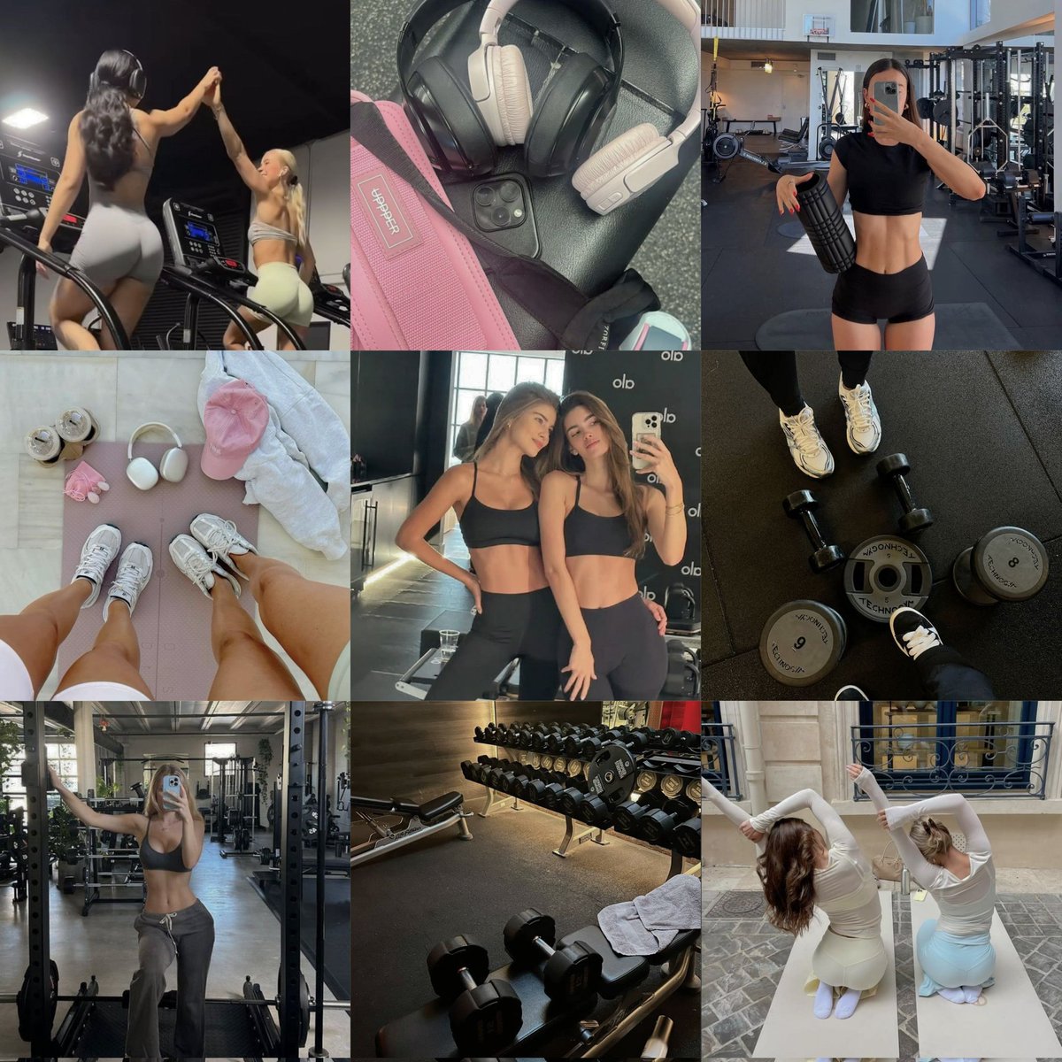 theownter's tweet image. ⠀ ⠀ ⠀ ⠀gym sisters aesthetic  ⚡︎
— winter hamilton and summer hamilton.