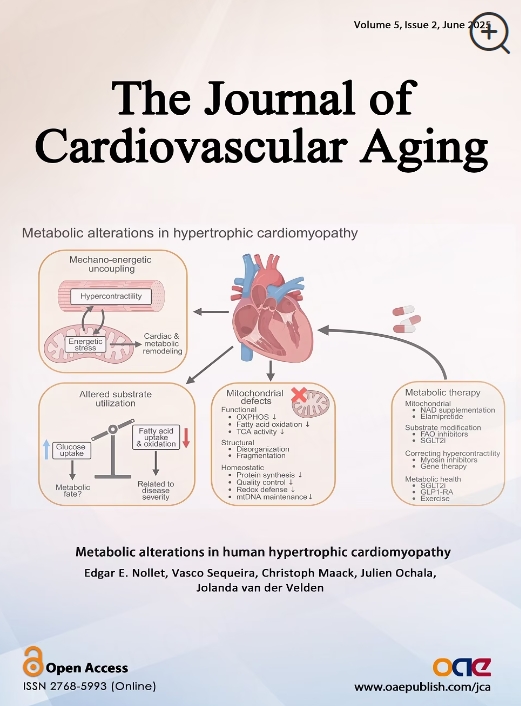 JCA_Journal's tweet image. 🚨 New Issue Alert! 🚨
Volume 5, Issue 2 (2025) of The Journal of Cardiovascular Aging (JCA) is now live! 🫀
👉 Explore now: oaepublish.com/volumes/jca.851
#CardiovascularAging #JCA #MedicalResearch #AgingScience #VascularHealth
