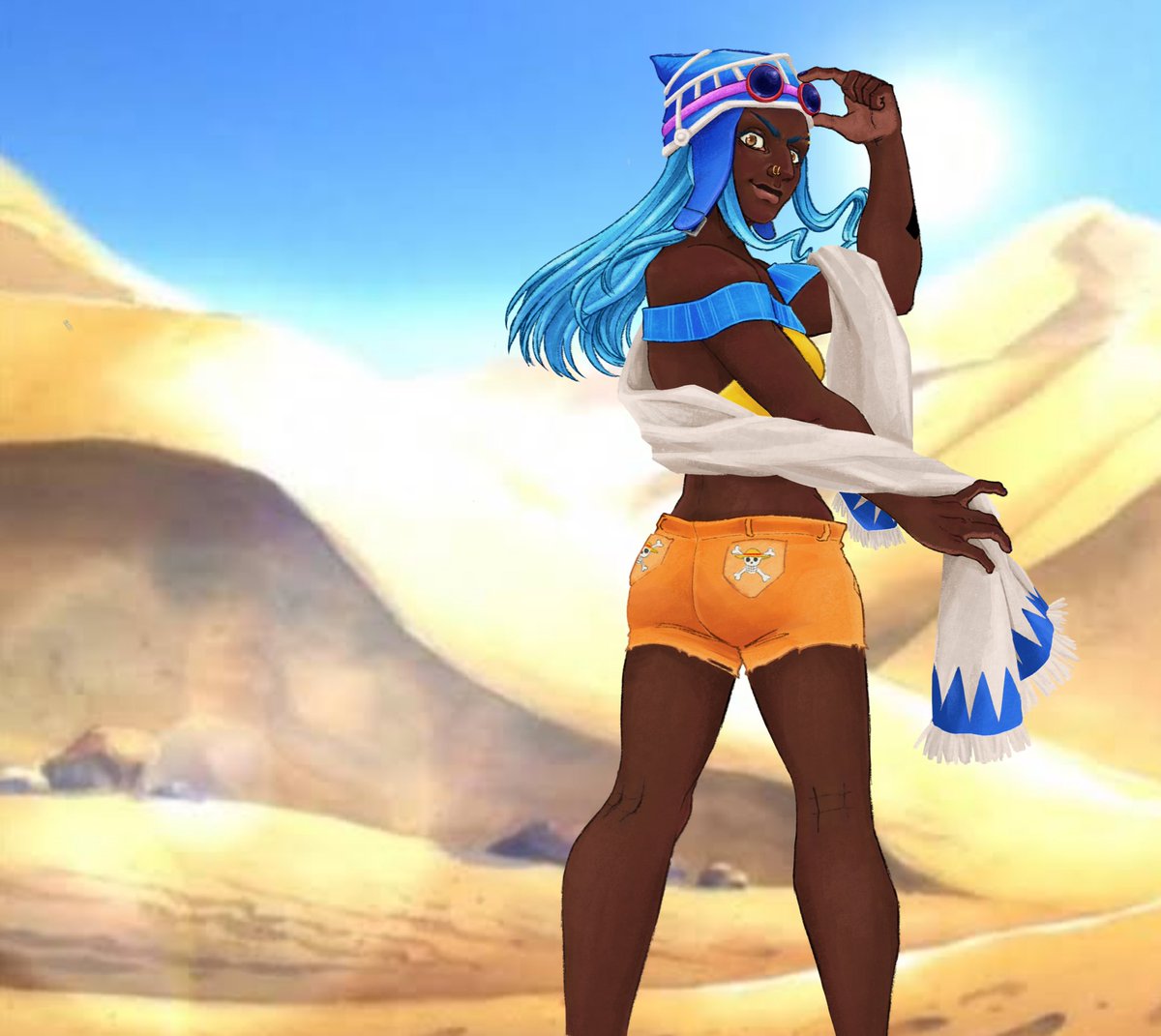aceslefftit's tweet image. Nami I’m borrowing your long distance girlfriend for a second😩
#ONEPIECE
#namivivi
