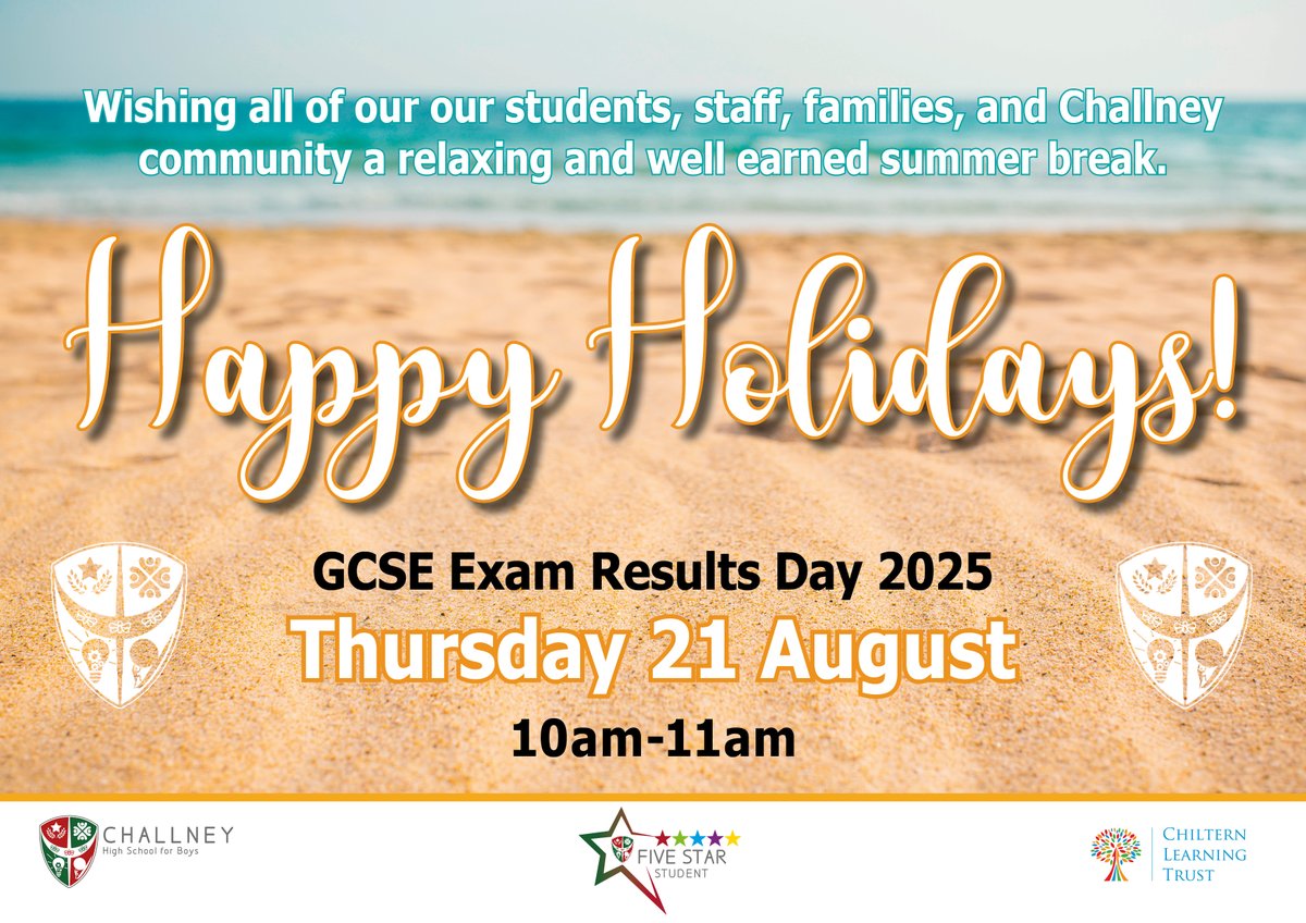 As we wrap up another busy year, a huge thank you to our students, staff, and families for your hard work and support. Wishing everyone a restful summer break! We look forward to welcoming you back in September, refreshed &amp; ready for an exciting &amp; successful new academic year.