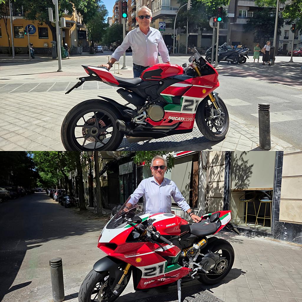 antoari12's tweet photo. Motos en la calle-27 #2025veranoMadrid🥵🌞 #TherealDucatiV2 #V2 #Panigale #Ducatipanigalev2 #Bayliss #DucatiBayliss #Ducati #Ducatibikes #Ducati4life #Ducatipeople #Ducatisti #Ducatisti #Ducatiofinstagram #instaducati #Ducatinsta #Ducaticatife #Ducatipower #Ducatiworld #Desmo https://t.co/pBomfpKdri