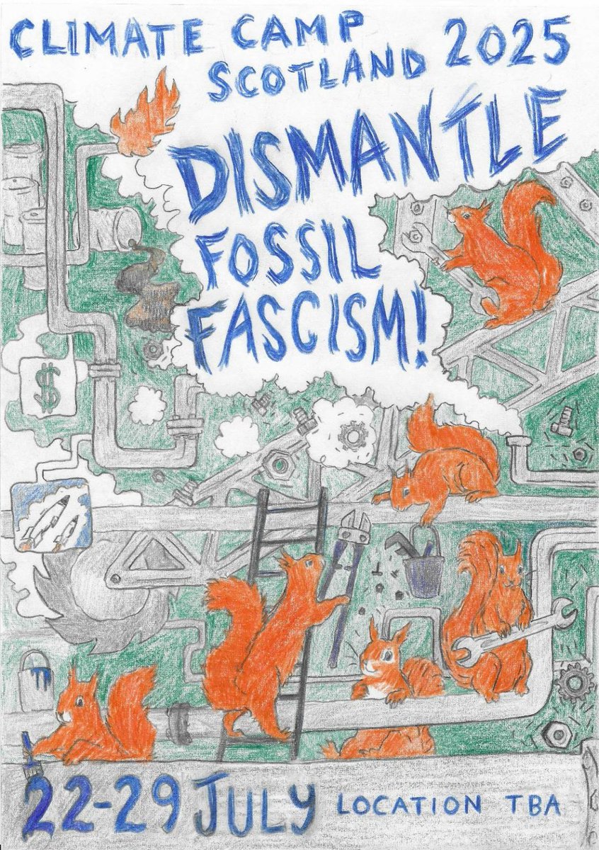Scottish Left Review (@scottishleftrev) on Twitter photo The 5-day <a href="/ScotClimateCamp/">Climate Camp Scotland</a> starts today. In our latest issue, the organisers define the enemy: fossil fascism: "The far-right sees climate change as a welcome crisis. Climate activists and their allies on the left need to wake up now and face the enemy"ā¬ļø
scottishleftreview.scot/the-age-of-fos⦠The 5-day <a href="/ScotClimateCamp/">Climate Camp Scotland</a> starts today. In our latest issue, the organisers define the enemy: fossil fascism: "The far-right sees climate change as a welcome crisis. Climate activists and their allies on the left need to wake up now and face the enemy"ā¬ļø
scottishleftreview.scot/the-age-of-fosā¦