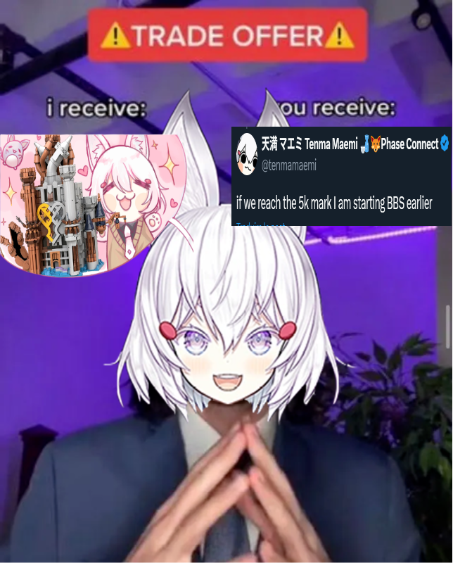 天満 マエミ Tenma Maemi 🍶🦊Phase Connect tweet media