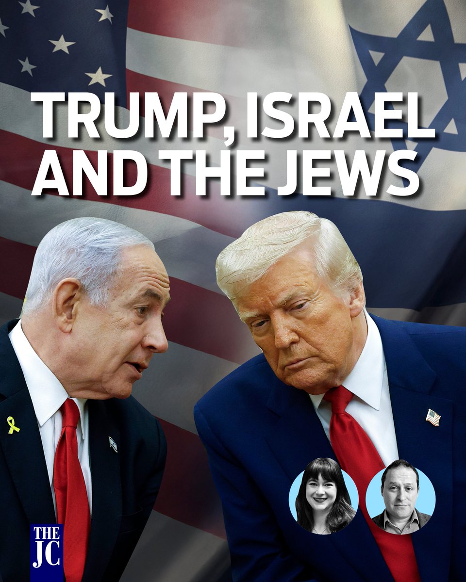 JewishChron's tweet image. The JC is proud to be hosting a Zoom discussion with @LahavHarkov and @DrDominicGreen
This conversation will be discussing the last few months and what the future holds for Jews, Israel and Donald Trump
eventbrite.co.uk/e/trump-israel…