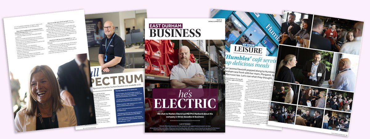 Read Issue 14 of East Durham Business magazine over on our website, eastdurhambusiness.co.uk