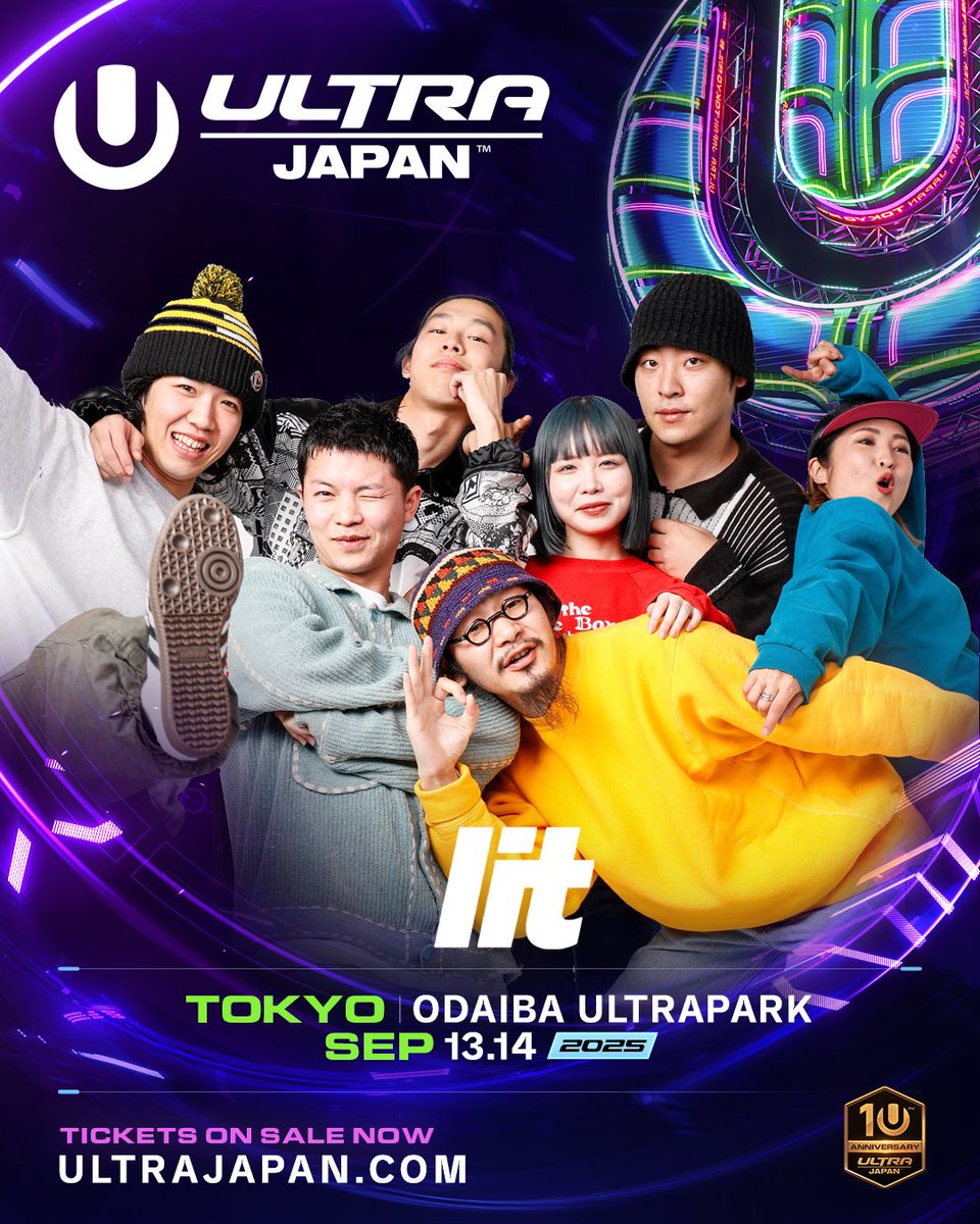 lit__jp's tweet image. [DJ出演]
9/13(土)-9/14(日)東京・お台場 ULTRA PARK特設会場にて開催される&quot;ULTRA JAPAN 2025&quot;にlitが出演決定🪩

日割り／出演ステージは後日発表📢

記念すべき10周年のウルトラジャパンでお会いしましょう🙌🏻❤️‍🔥

🔗ultrajapan.com/ja