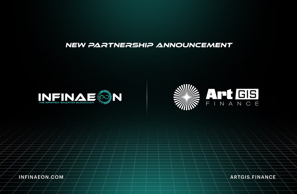 Infinaeon's tweet image. Big moves happening - Infinaeon x @ArtgisFinance 📢
$230M+ daily cross-chain transactions. 100 billion+ data points. Licensed in Hong Kong & EU.
When you combine Infinaeon's value-appreciating mechanisms with ArtGis Finance's global liquidity network, something special happens.…