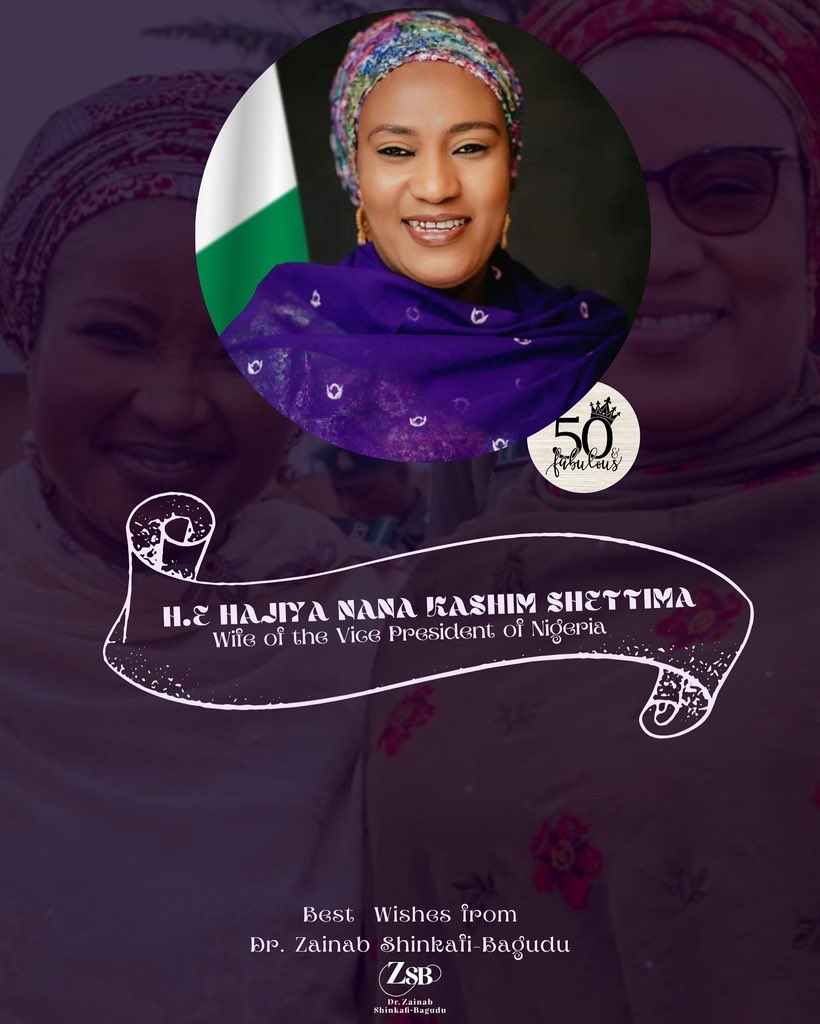 Zainab Shinkafi-Bagudu (@drzsb) on Twitter photo Celebrating a dear sister and number 2 mother, HE Nana Kashim Shettima <a href="/kujarima/">MRS NANA SHETTIMA</a>.
May Allah (SWT) continue to bless you with good health, wisdom, and barakah in all you do. Ameen.
#DrZsb #HajNanaShettima #Barakah #Gratitude <a href="/kujarima/">MRS NANA SHETTIMA</a> Celebrating a dear sister and number 2 mother, HE Nana Kashim Shettima <a href="/kujarima/">MRS NANA SHETTIMA</a>.
May Allah (SWT) continue to bless you with good health, wisdom, and barakah in all you do. Ameen.
#DrZsb #HajNanaShettima #Barakah #Gratitude <a href="/kujarima/">MRS NANA SHETTIMA</a>