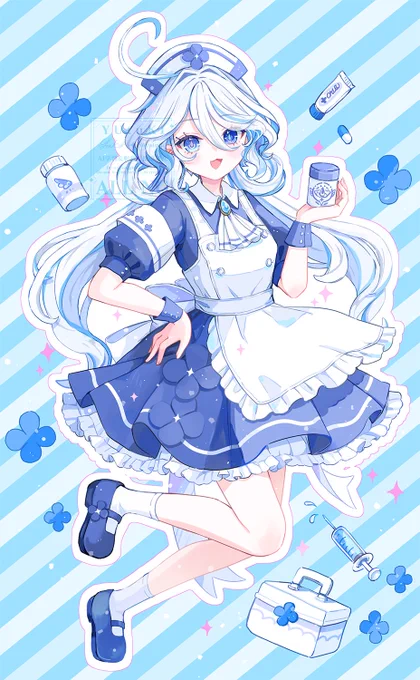 看護師長のお手伝い フリーナちゃん #Furina