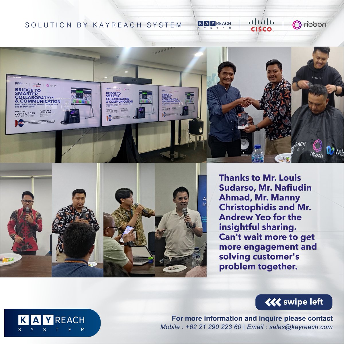 Kayreach_System's tweet photo. Bridge to Smarter Collaboration &amp; Communication

Read More at
https://t.co/wxfgEba95J

#Kayreach #Cisco #Collaboration #workspace #ribbon #sbc #gateway #communication #workplace #smarter #insightful https://t.co/BLgRPmV1fR