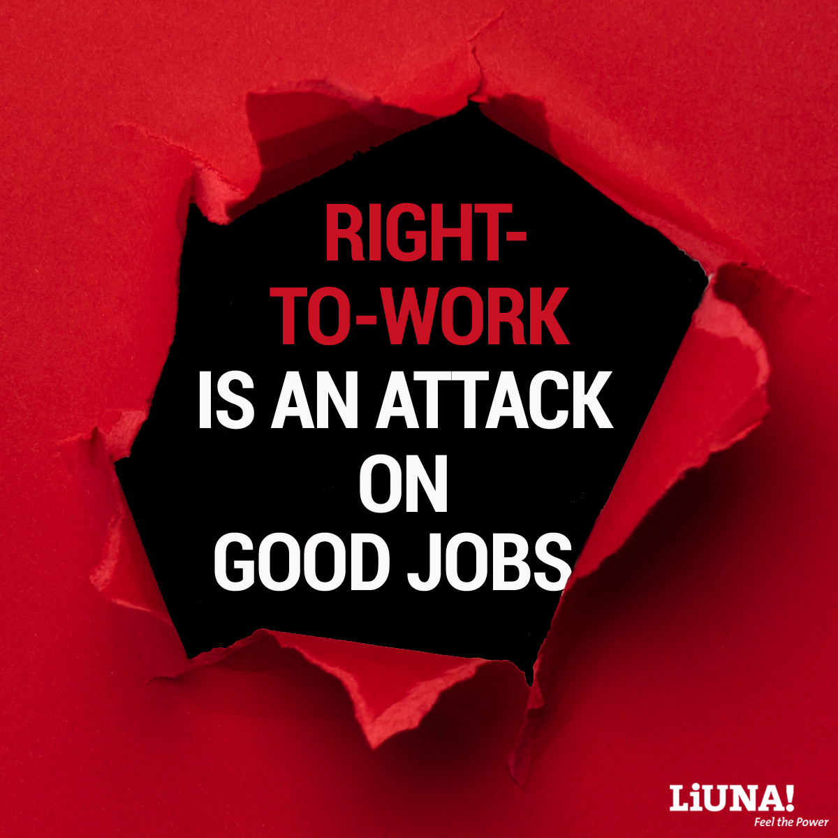 LIUNA's tweet image. FACT: Workers in “right-to-work” states make 15% LESS. Lower wages. Fewer benefits. More jobsite deaths.
To learn more about so-called “right-to-work”, check out our latest video In The Know video: youtube.com/watch?v=m2gf-k…
#KnowTheFacts #LaborRights #LIUNA #UnionFacts…